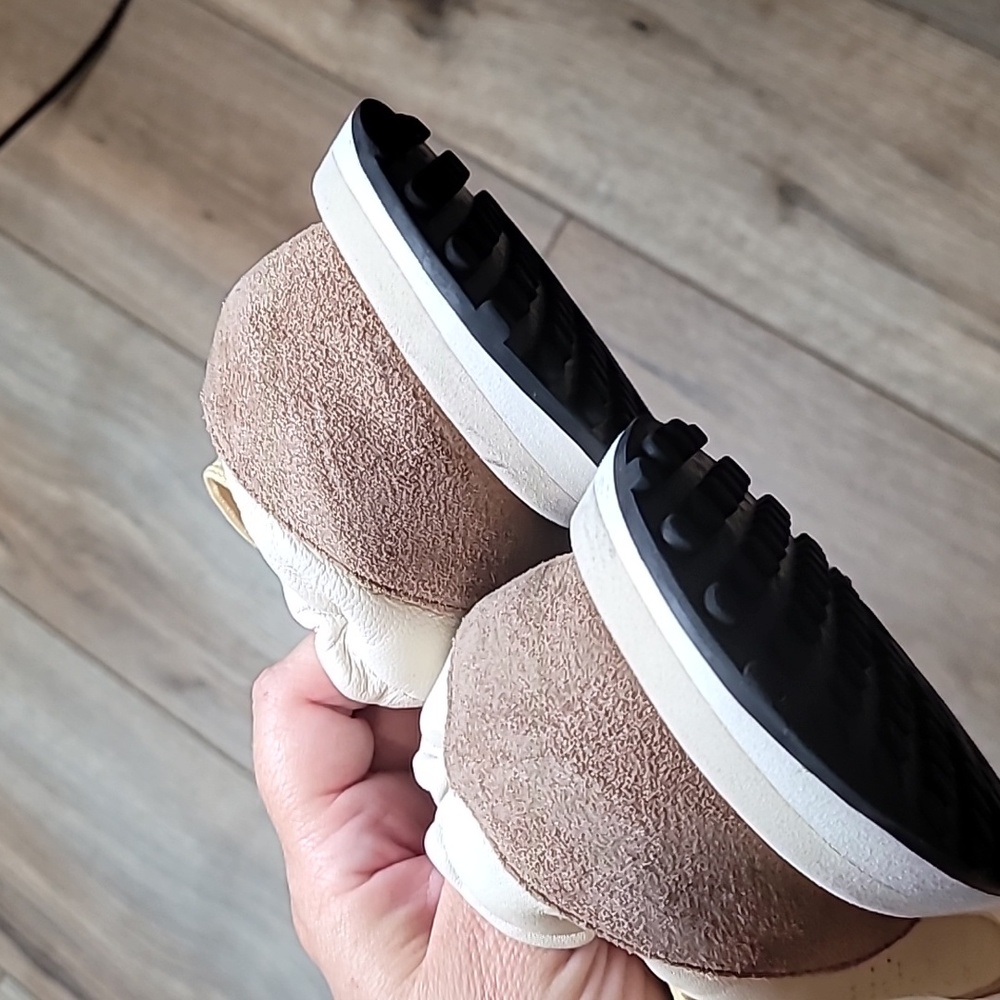 P448 Women's Sneakers in Cream, Tan, Brown - Picture 6 of 9
